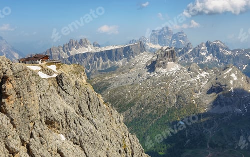 Preview: View from the top of Lagazuoi, Dolomites, Italy