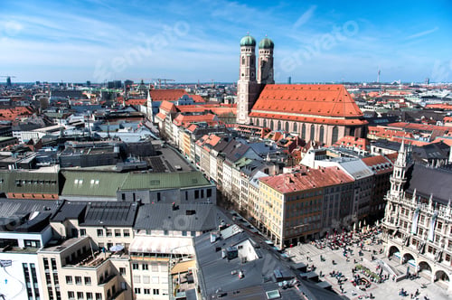 Preview: Munich City Center Rooftop Perspective