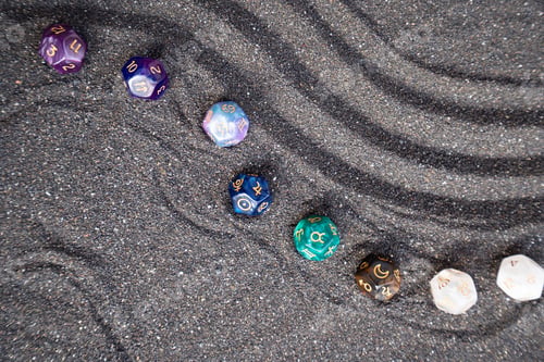 Preview: Zodiac horoscope with divination dice