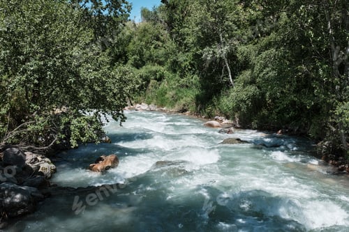 Preview: Mountain Turgen River in Kazakhstan