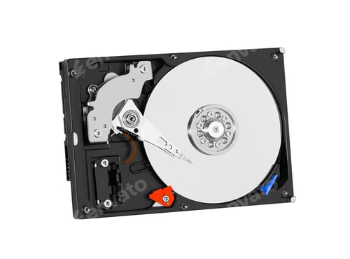 Preview: Hard disk drive HDD isolated