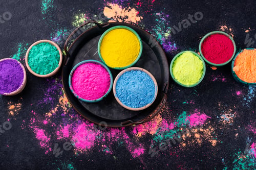 Preview: Gulal colors for Indian Holi festival