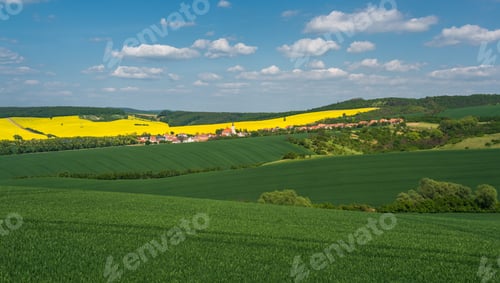 Preview: Spring countryside landscape