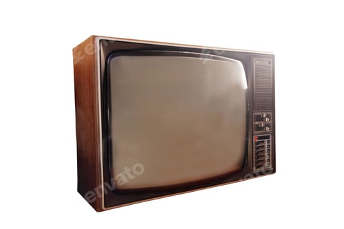 Preview: Old Television isolated
