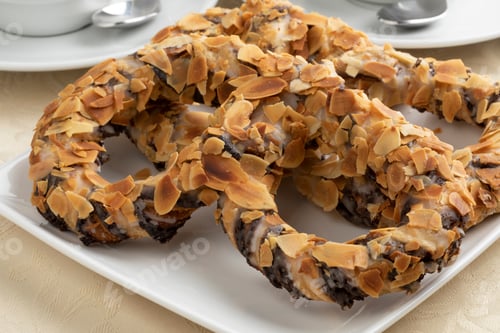 Preview: German Nougatbrezel close up