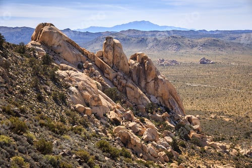 Preview: Jagged Mountain Rocks, Joshua Tree National Park, California