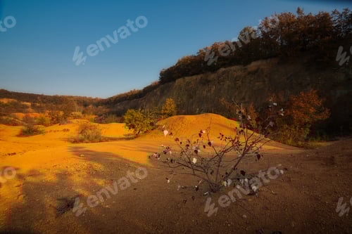 Preview: Abandoned open-pit bauxite mine