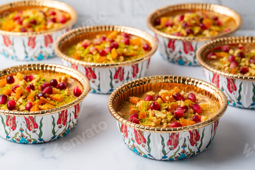 Preview: Traditional delicious Turkish dessert; Ashura (Asure)