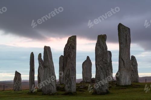 Preview: Callanish Standing Stones, Isle of Lewis, Outer Hebrides, Scotland, United Kingdom