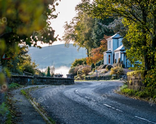 Preview: Road Through A Scottish Village