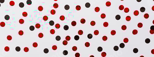 Preview: Red and Brown Circle Confetti Background
