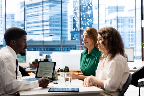 Preview: Multiracial HR experts do screening process