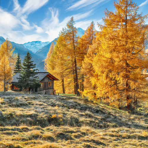 Preview: Fantastic autumn landscape at Grossglockner High Alpine Road.