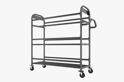Preview: Industrial Tote Cart Dolly with Wheels