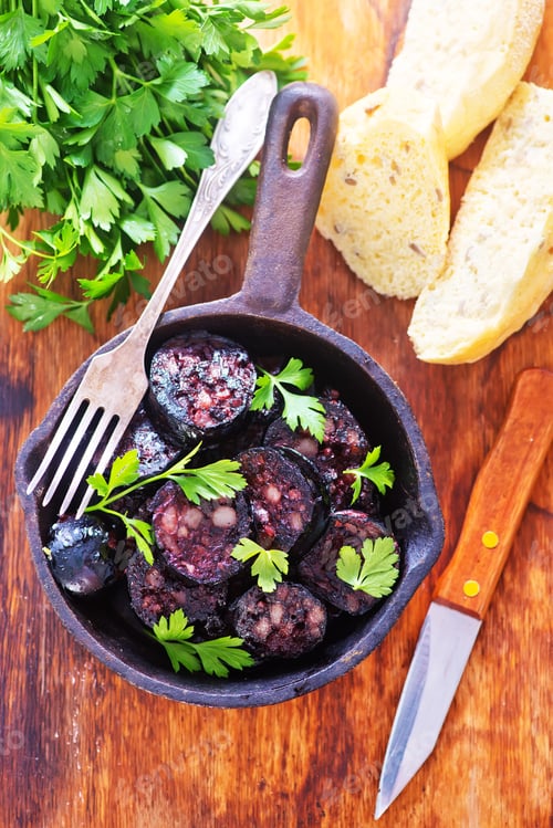 Preview: homemade blood sausage