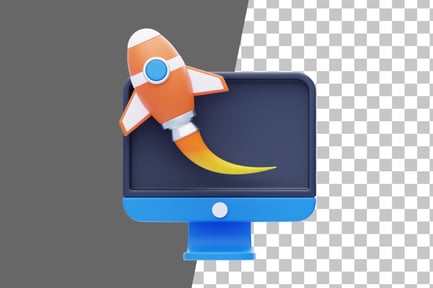 Preview: Start Up 3D Icon