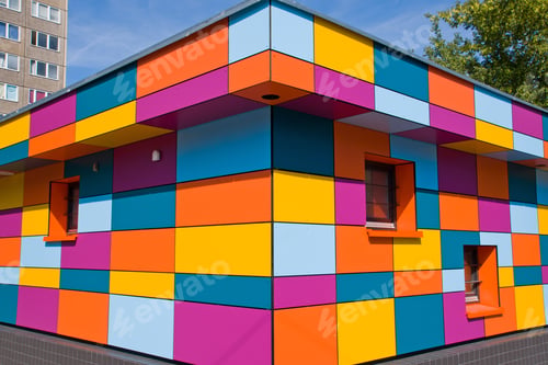Preview: Colourful small building