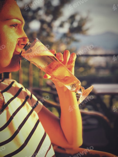 Preview: Drinking a beer