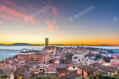 Preview: Perugia, Italy at Dawn