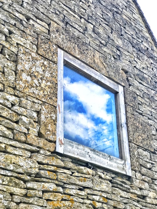 Preview: Stone Wall and Blue Sky Puffy Cloud Window
Can only get this special