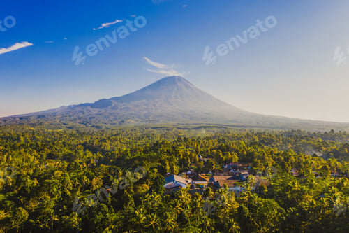 Preview: Nature landscape background in Java island, Indonesia