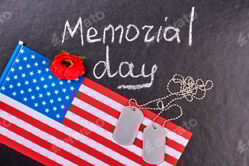 Preview: American memorial day flat lay