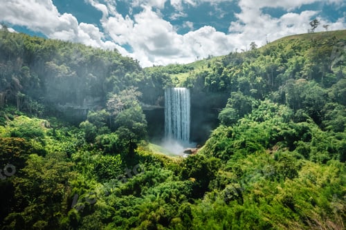 Preview: Waterfall in the forest in bolaven plateau Laos