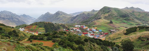 Preview: Landscape seen from the viewpoint of Jardina on the island of Tenerife