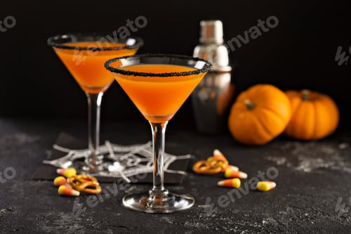 Preview: Halloween or fall cocktail pumpkintini