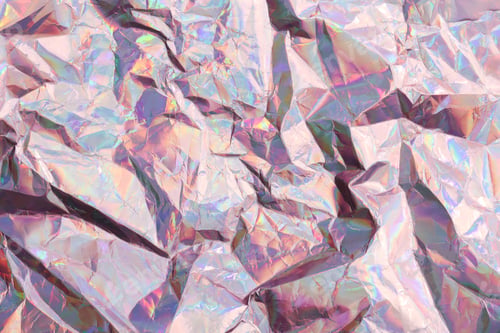 Preview: metallic crumpled background. Minimal abstract composition. texture background for card