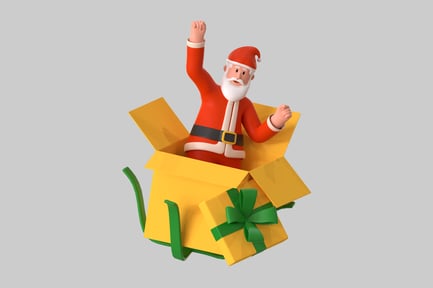 Preview: Santa present surprise pop up