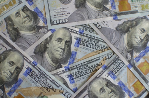 Preview: Macro Shot of United States One Hundred Dollar Bills