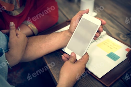 Preview: Indian Couple Using Device Concept