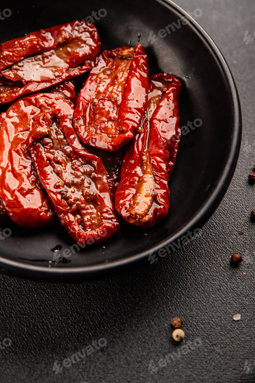 Preview: Sun-dried tomatoes snack vegetables natural product tasty snack fresh gourmet food