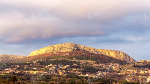 Preview: Mountain range near the city Split, Croatia.