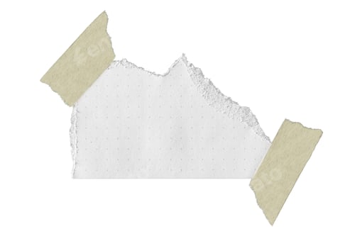 Vista previa: hoja de papel rasgado con textura de borde rasgado