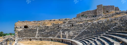 Preview: The interior of the Miletus Ancient Theatre in Turkey
