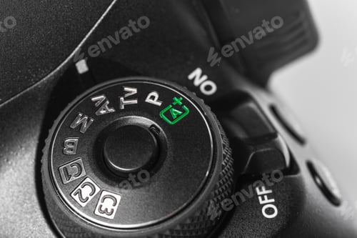 Preview: Closeup view of digital camera
