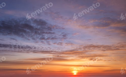 Preview: Sunset sky background