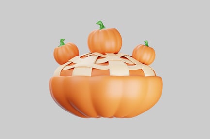 Preview: Pumpkin Pie with Four Pumpkins