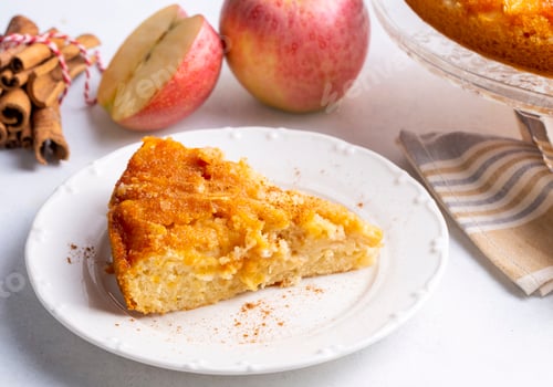 Preview: Caramelized apple cake is a delicious dessert. Turkish name; elmali kek