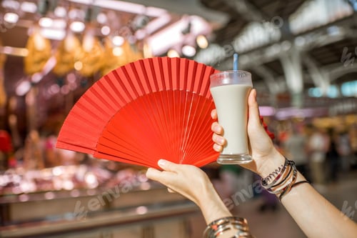 Preview: Horchata traditional spanish drink