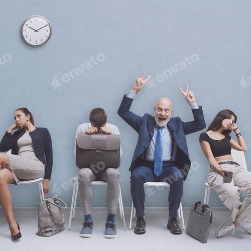 Preview: Happy man hired after the job interview