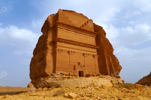 Preview: Al Ula old city , Saudi Arabia - The Nabataeans or Nabateans Tombs Civilization in Madain Saleh in A