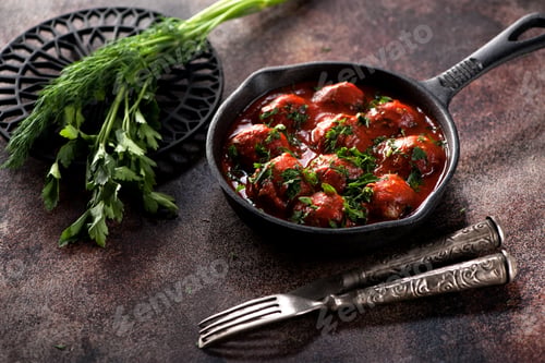 Preview: Meatballs in a pan