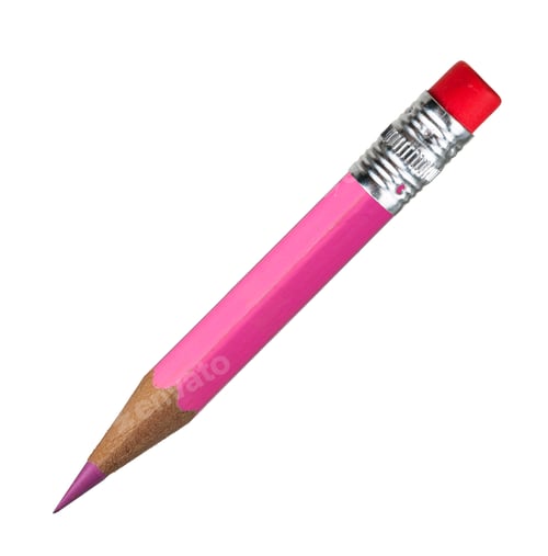 Preview: Pink pencil. Macro