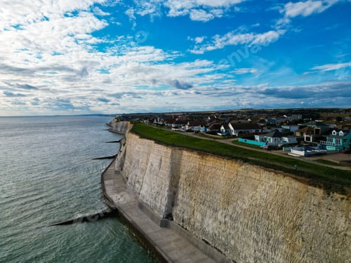 Preview: Aerial view of Brighton seaside resort in the South of London, England
