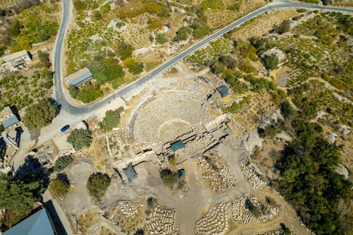 Preview: The Temple of Zeus of Diokaesareia ( Uzuncaburc ) Ancient City in Mersin, Turkey