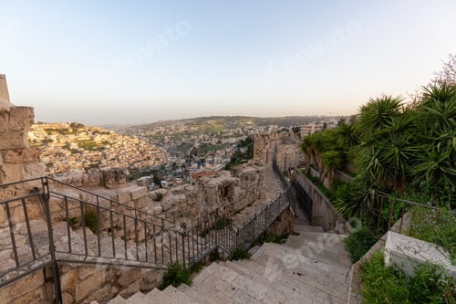 Preview: View of the Walls of Jerusalem surrounding the Old City