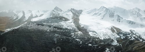 Preview: Aerial view of Kumtor gold mine
